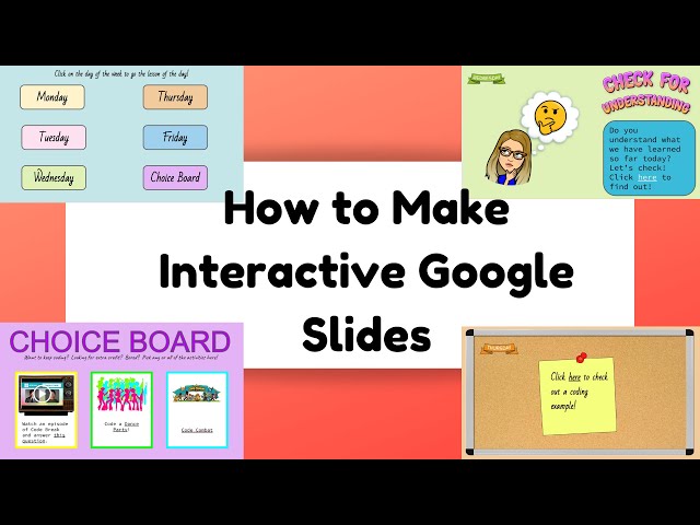 How to Make INTERACTIVE Google Slides (All the Basics & Then Some!)