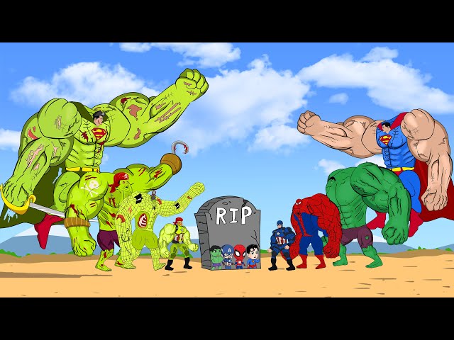 Rescue Team BaBy :Hulk, Spiderman, Superman from the pirate Zombie infection | FUNNY [2024]