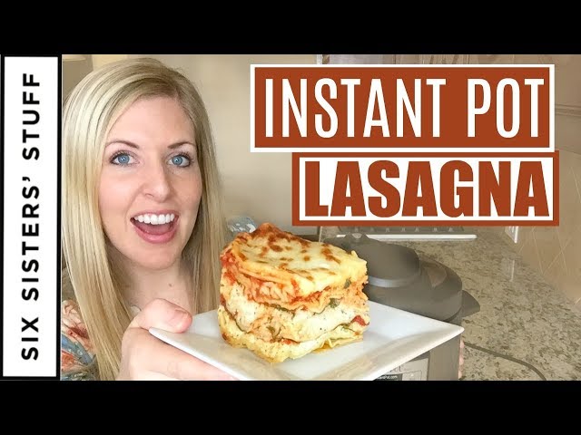 How to Make Instant Pot Lasagna for BEGINNERS!