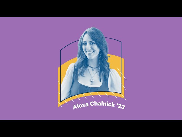 Alexa Explains Living Out Her Own Advice | Forewords | Ithaca College