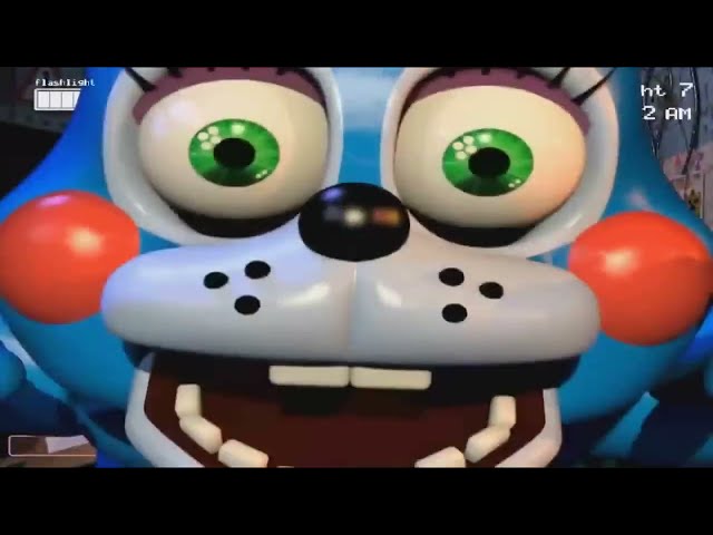 Five Nights at Freddy's 2 Jumpscares but with the FNAF 1 sound