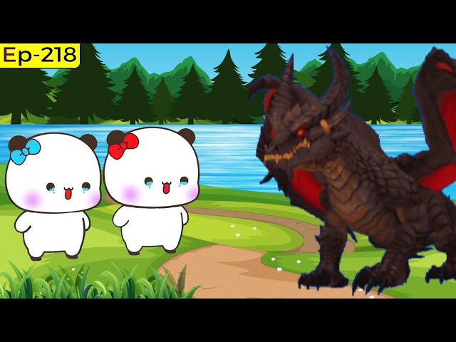 Dragon attacks Lara Clara 😰 P-3 | EP-218 | Bubu Dudu Gomu Peachu love story animation