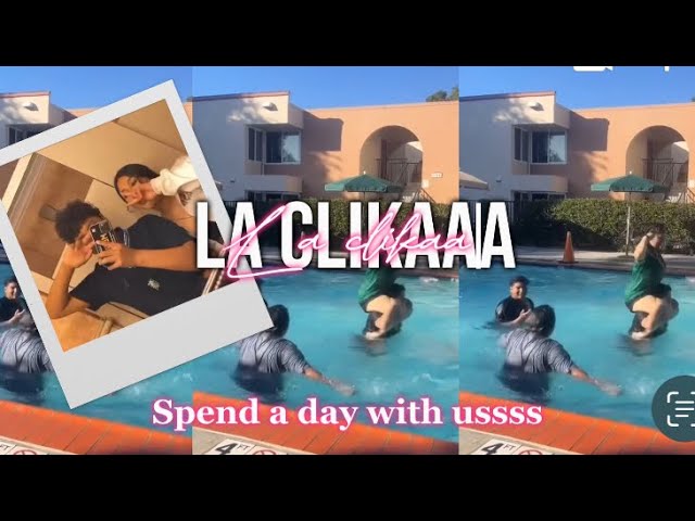 A vlog with la clika (pools,the flea market,walking,and the gym)