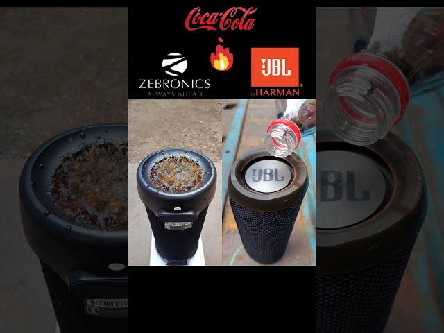 JBL Speaker Zebronics Bassboosted Coca-Cola Test