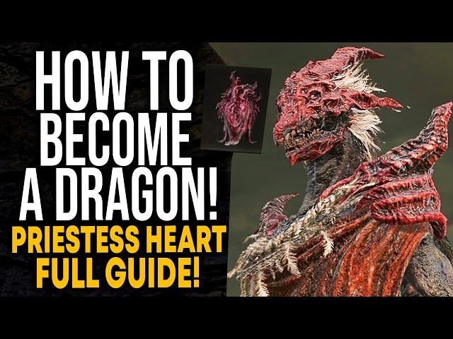 Elden Ring How To Become A DRAGON -  "Priestess Heart" DLC Igon Quest Full Guide