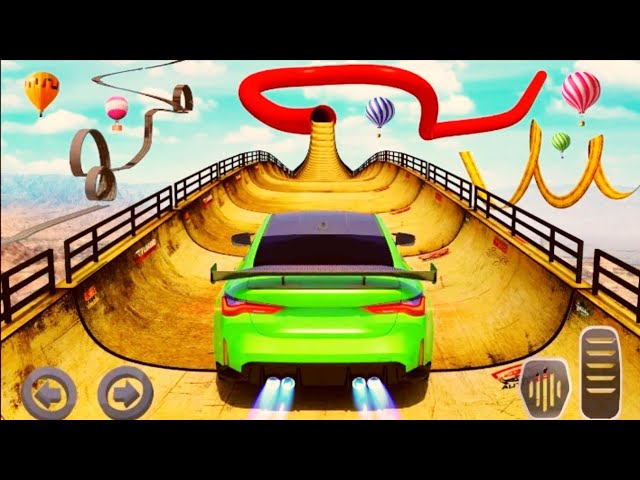 Impossible GT Car Stunt Racing Simulator || Muscle Car Mega Tracks Races 3D || Android GamePlay #4k