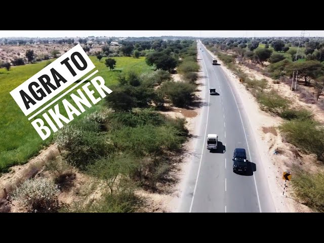 Road Trip from Agra to Bikaner via Jaipur & Ratangarh | Drone Shots | Rajasthan Trip 2021 | Vlog#1