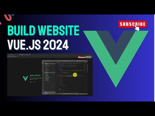 Building a website using vue.js with simple step in 2024