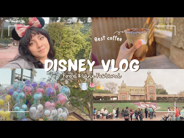 Disney Vlog ☕️💫🌷 | Food & Wine Festival | Trying the famous cocoa puff cold brew