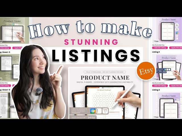 How to Create Stunning Etsy Listing Photo Mockups for Digital Products!