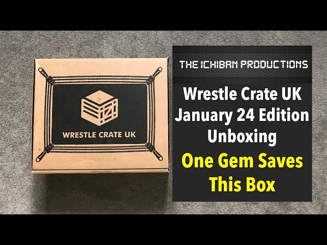 An Absolute Gem Saves This Month! Wrestle Crate January 2024 Wrestling Lootbox Unboxing UK