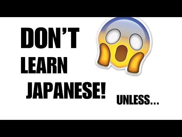 Why Learning Japanese is POINTLESS (for most..) | Japan Station 123