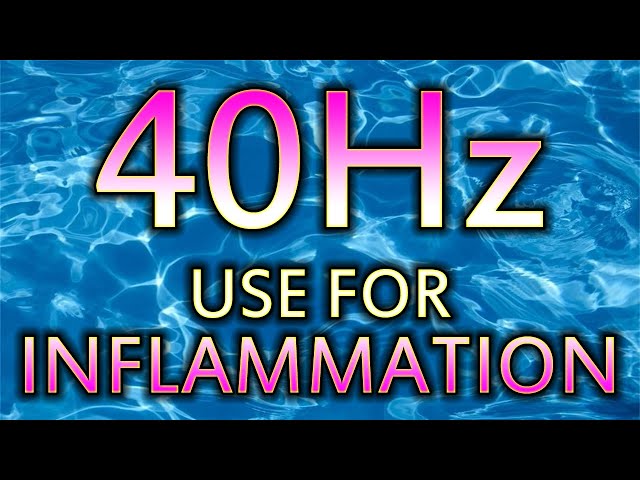 Inflammation Treatment - (40Hz Sine Wave, 1 Hour Meditation)