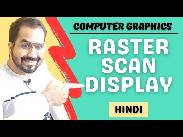Raster Scan Display Explained in Hindi l Computer Graphics Course