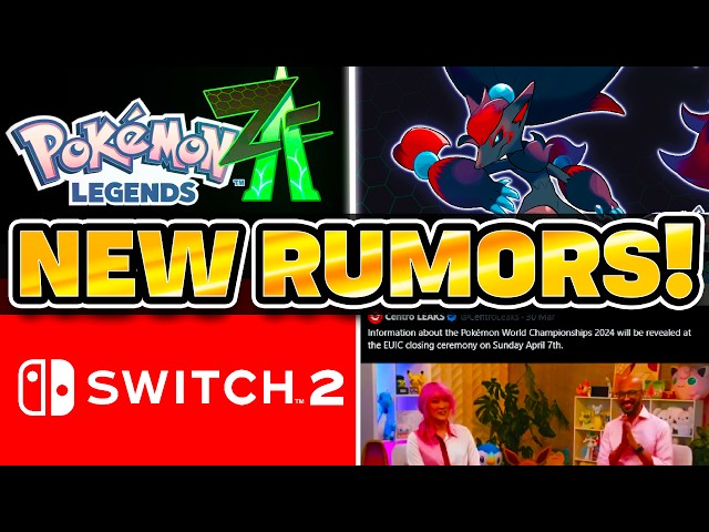 POKEMON NEWS & LEAKS?! SWITCH 2 LEAKS & UPDATES, Pokemon Legends ZA & Gen 10 on Switch 2