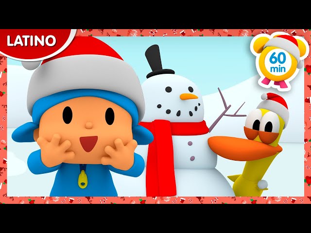 🍲❄️ Comida navideña y muñecos de nieve ☃️ | POCOYÓ en ESPAÑOL LATINO | [60 min] | CARICATURAS