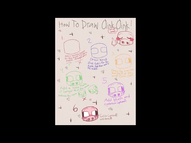 How to Draw Oink Oink!