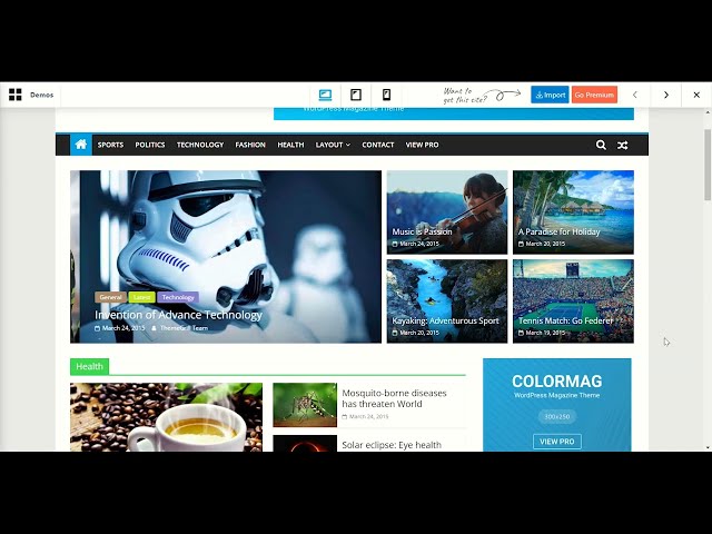 How to Customize colormag theme | Colormag WordPress theme
