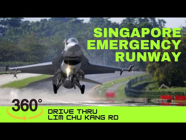 360° EXPLORATION OF SINGAPORE'S SECRET EMERGENCY RUNWAY WITH INSTA360 ONE X2
