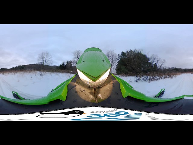 360Rize 360Penguin - Penguin falls off Snowmobile