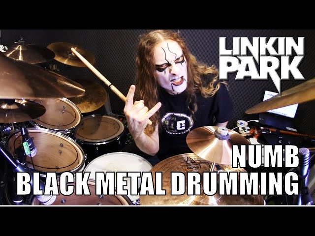 NUMB - Linkin Park - Black metal drumming