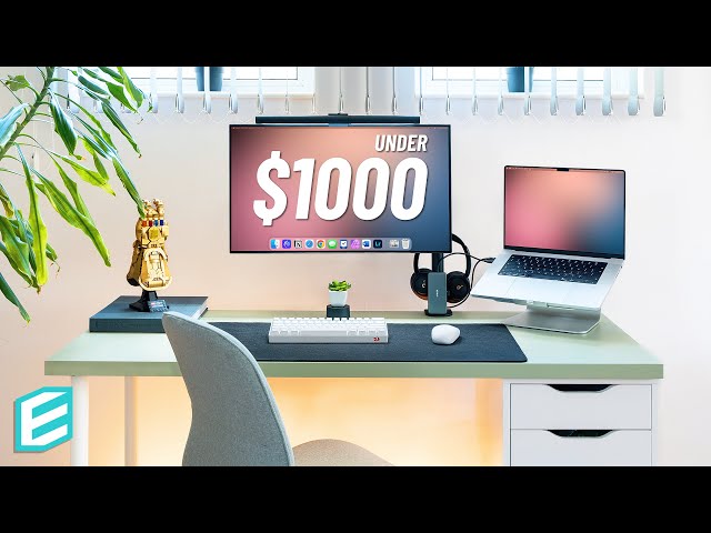 IKEA Mac Desk Setup 2022 - UNDER $1000!