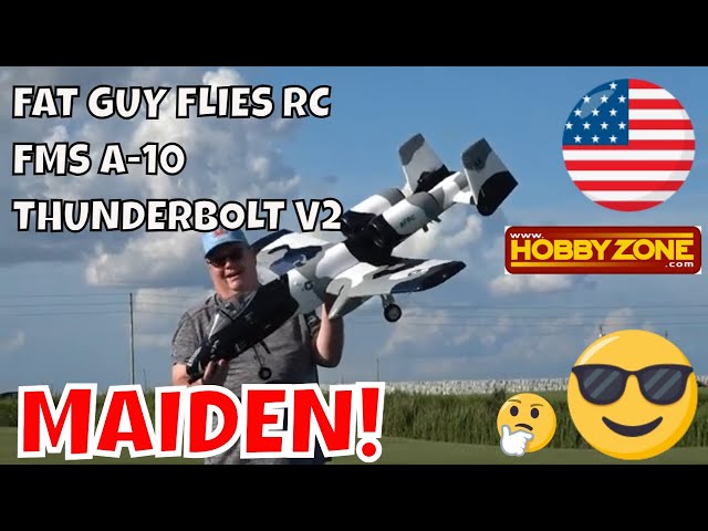FMS A-10 THUNDERBOLT V2 70MM TWIN MAIDEN! by Fat Guy Flies RC
