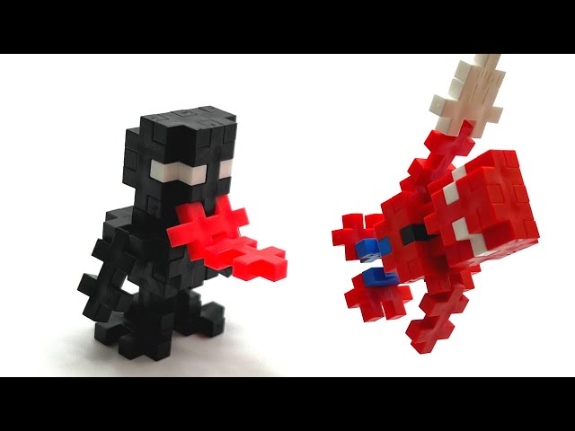 Crafting Spider-Man & Venom | Plus-Plus Blocks
