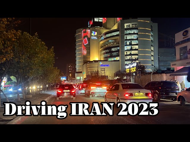 Driving IRAN 2023 - Night Life in Tehran City ! Drive with me
