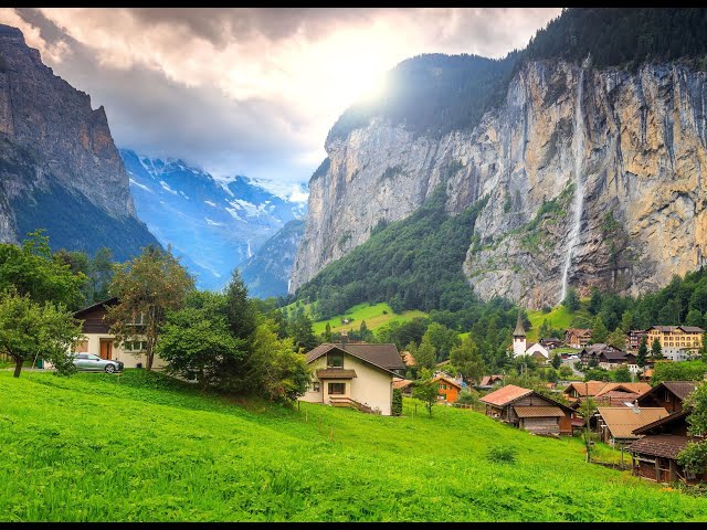Дорога к знаменитому водопаду Штауббах | Долина Лаутербруннен #швейцария