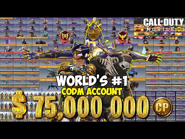 The Most Expensive Account In The World 🤑 | COD Mobile | CODM