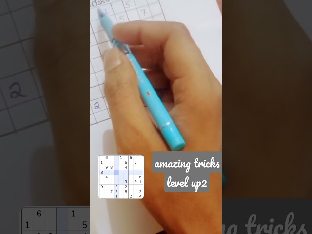 Sudoku solving #amazing #tricks #levelup 2 #Nutandbolt (World's easiest way to solve Sudoku )