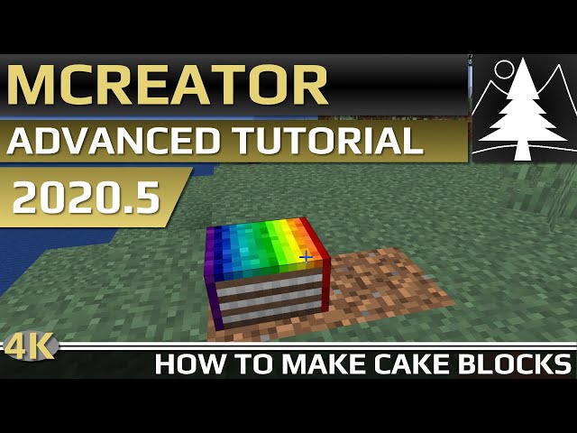 MCreator: How to make a Cake Block | 2020.5