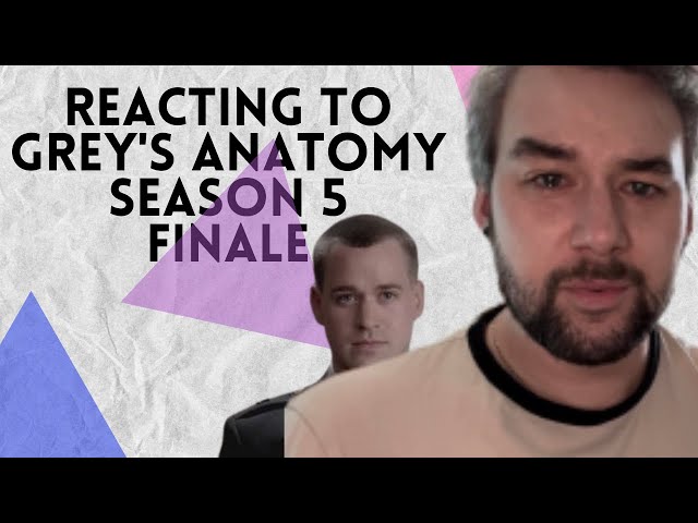 First time watching Grey’s Anatomy | Season 5, episode 24.
