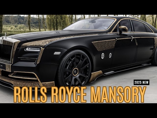 Discover the Future of Luxury: First Look at the 2025 Rolls-Royce Mansory!