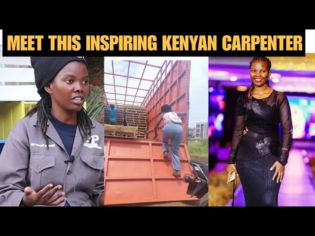 MEET THIS SELF TAUGHT FEMALE CARPENTER BREAKING THE BARRIERS #AfricaBusiness