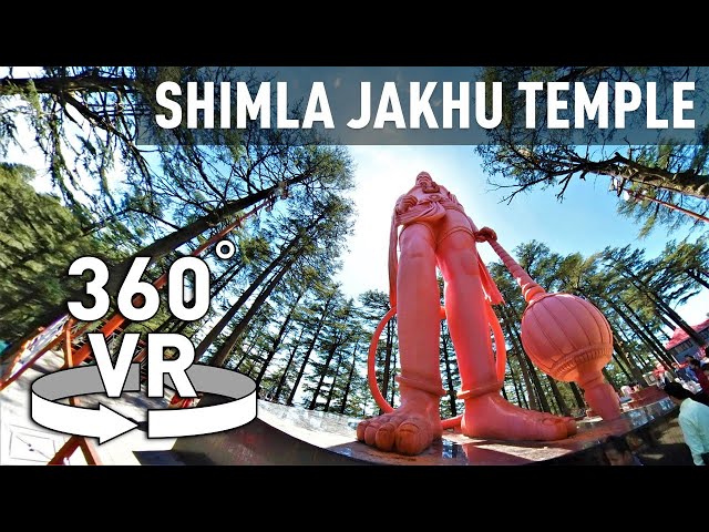 Shimla Jakhu Temple in 360° VR - Exhausting up-hill trek, but worth it!
