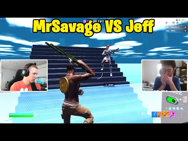 MrSavage VS Asian Jeff 1v1 TOXIC Buildfights!