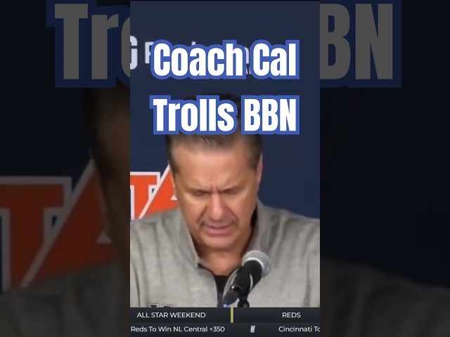 John Calipari trolls Kentucky fans after his team dominates Auburn defensively. #bbn #ukbasketball
