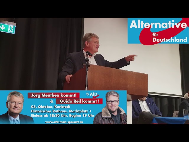 Parteivorsitzender und Bundessprecher der Alternative für Deutschland Prof. Dr. Meuthen