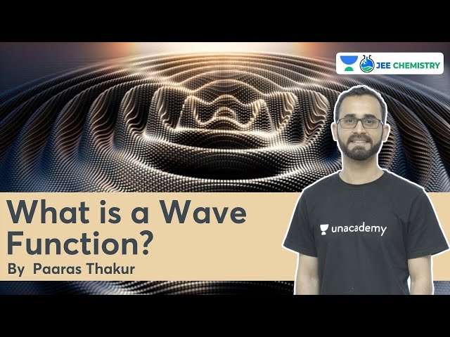 What is a wave function? | Paaras Thakur | JEE Chemistry #shorts