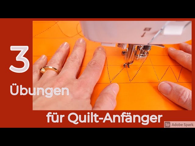 3 Quilting Exercises for Beginners