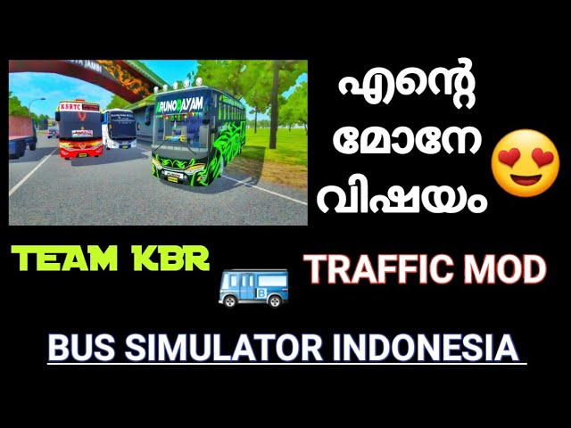 അങ്ങനെ BUSSID-ൽ Traffic Mod വന്നു By Team KBR |Bussid Traffic Mod Review |Malayalam Review |GIM