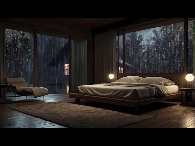 Rain Sounds For Sleeping ~ 99% Instantly Fall Asleep With Rain Sound - relaxing routines