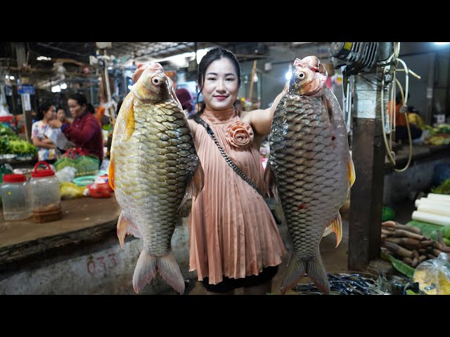 Market show: Have you ever seen or cooked this kind of fish before? - Big fish cooking