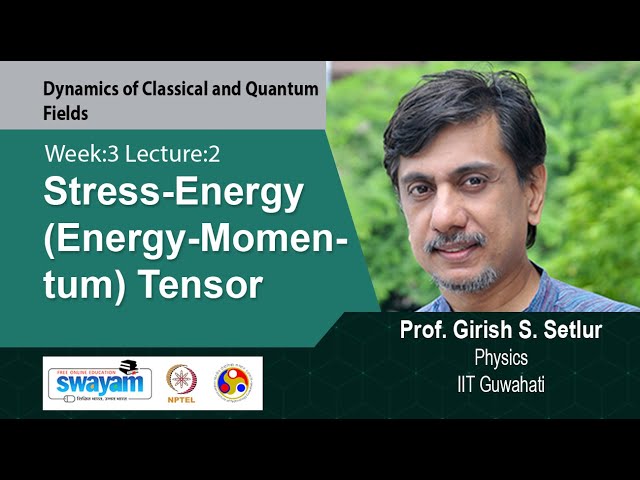 Lec 10: Stress-Energy (Energy-Momentum) Tensor