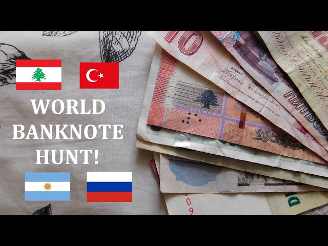 World Banknote Hunt: Fantastic London Finds! #WORLDBANKNOTES