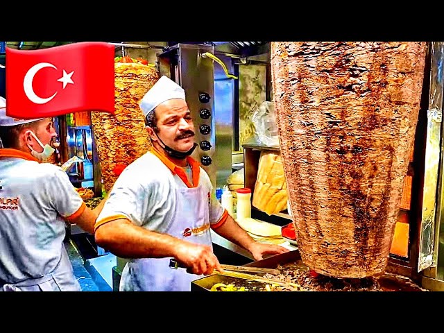 Busiest Street in Istanbul Istiklal Taksim / Diverse Street Food Istanbul, Turkey