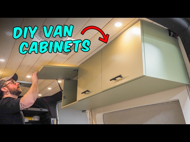 These Camper Van Cabinets Are The Weirdest Cabinets I've Ever Built