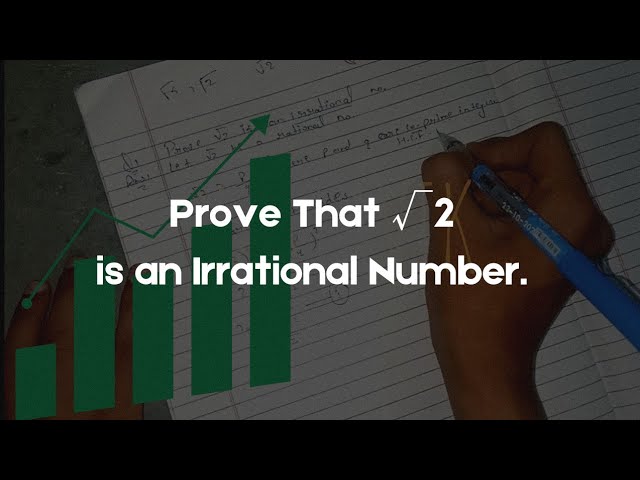 How to Prove √2 is an Irrational Number ? Real Number | Class 10th CBSE